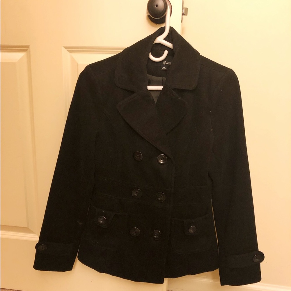 Black Pea Coat